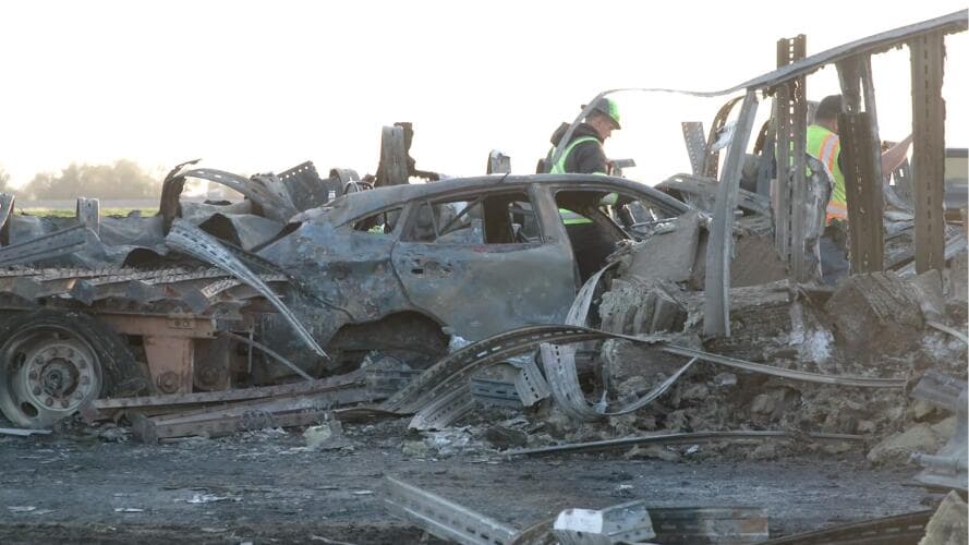 Tormenta de polvo sobre la I-55: identifican a cinco víctimas del choque múltiple