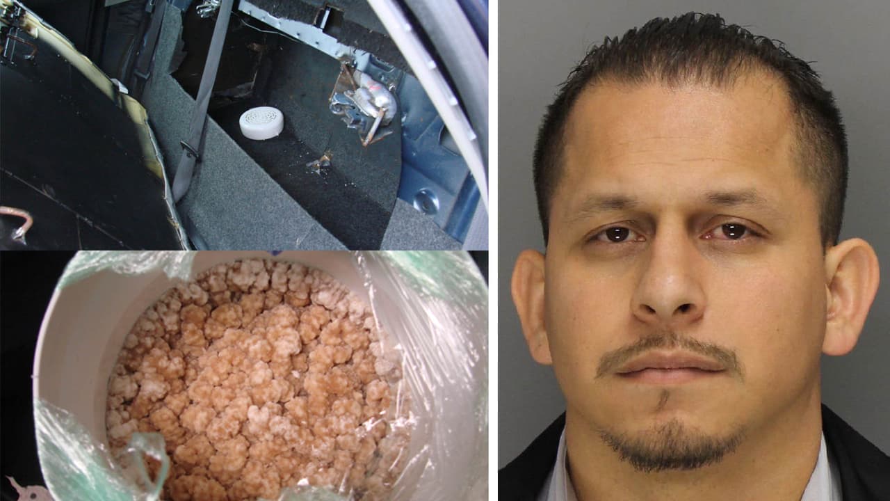 Florentino Hernández Jr. fue encontrado culpable el 21 de noviembre de traficar metanfetamina, operar un vehículo con un compartimiento secreto, portar un arma de fuego durante un delito y dar una vuelta de forma inadecuada, informó este miércoles la Oficina de la Fiscal de Distrito del condado de Cobb.