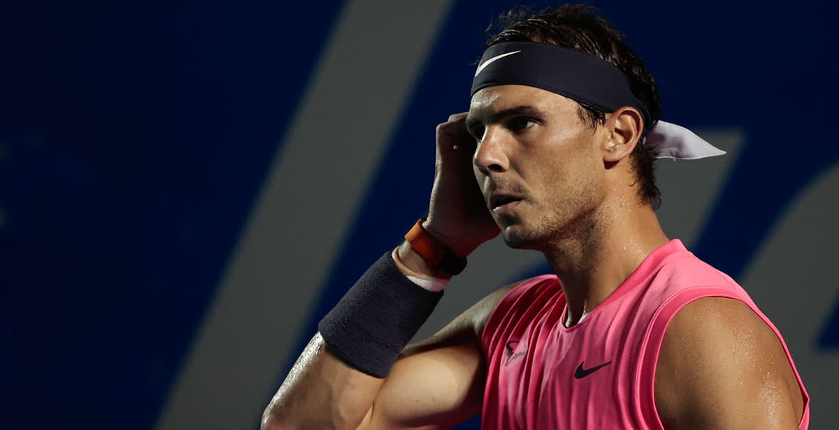 Nadal es ‘muy pesimista’ de retomar actividad en el tenis