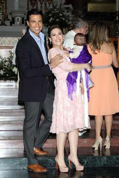 Angélica Masiel fue bautizada en el 2013 en la Basílica de Guadalupe de la Ciudad de México y tuvo un padrino de lujo: Jaime Camil. El actor es gran amigo de Angélica Vale, con quien protagonizó la telenovela 'La fea más bella'.