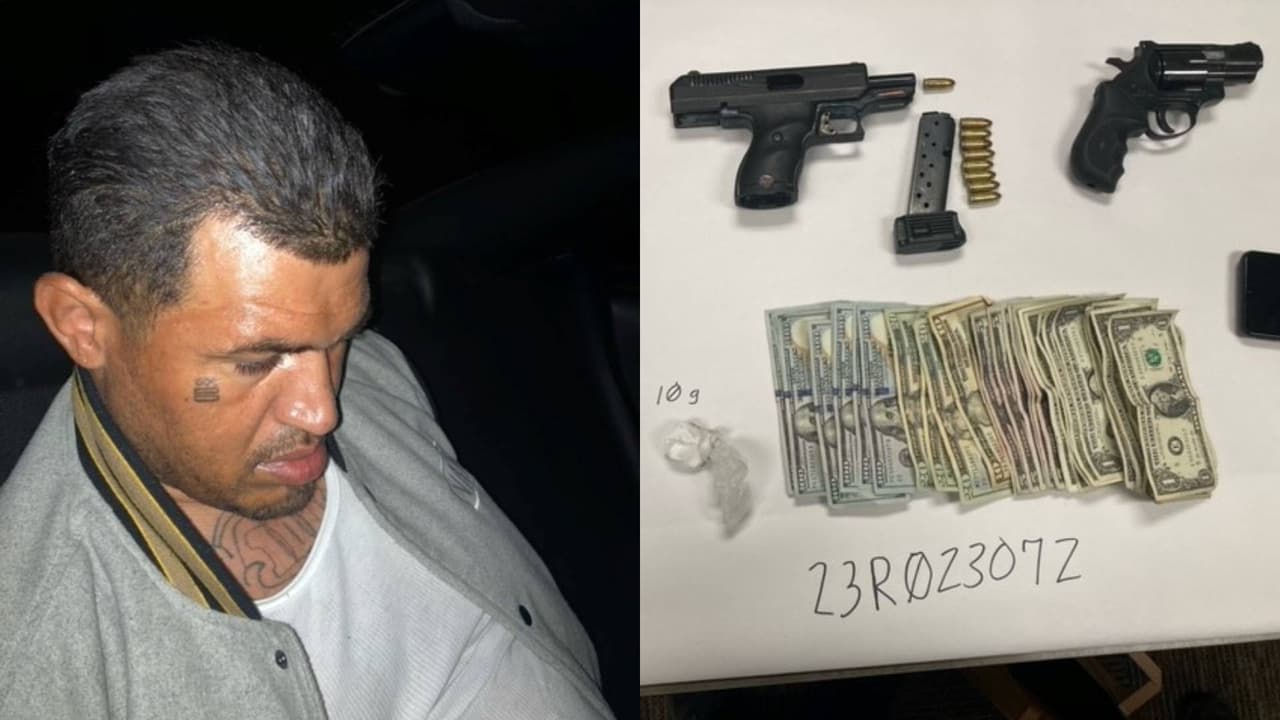 Policía halló a un hombre "desmayado" en un auto junto a una unidad de almacenamiento con armas y drogas