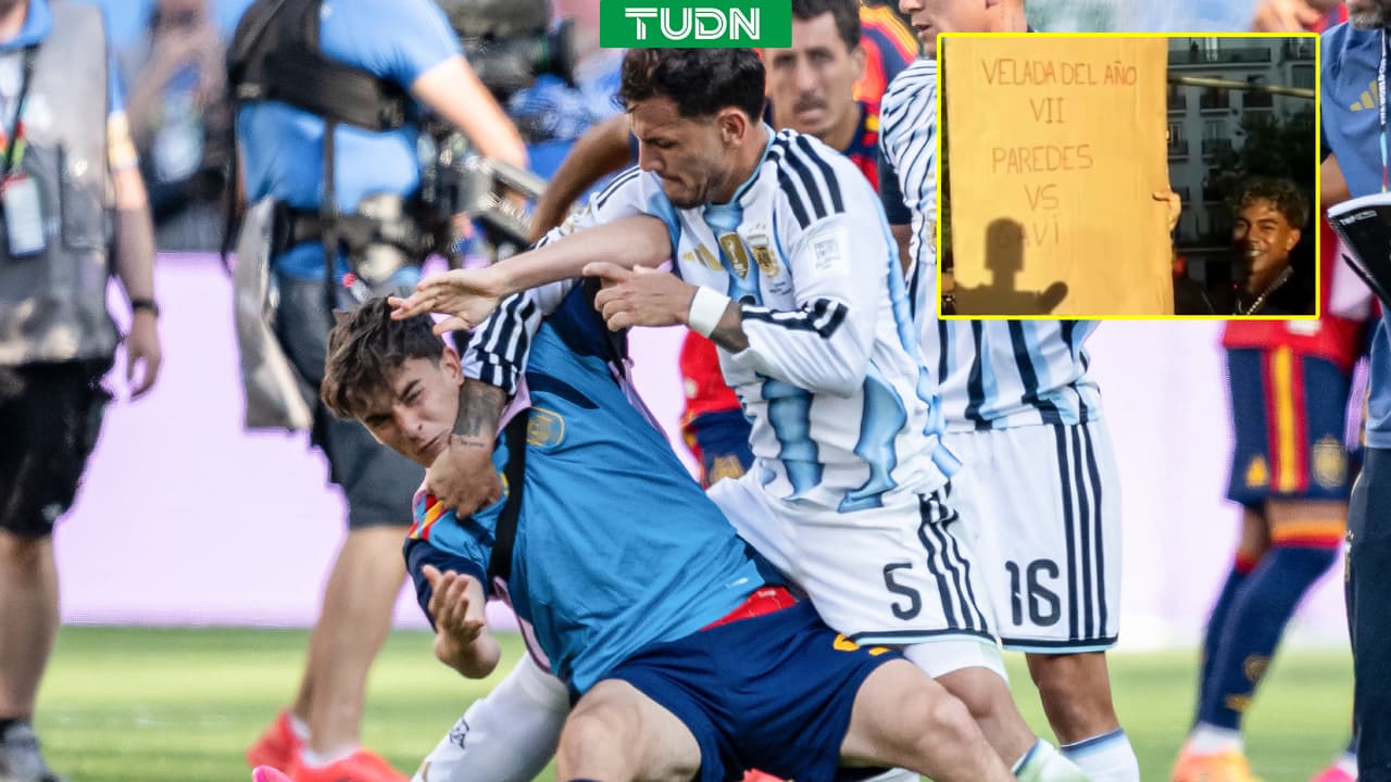 Jugadores de España se burlan y lanzan reto a Paredes en pleno festejo