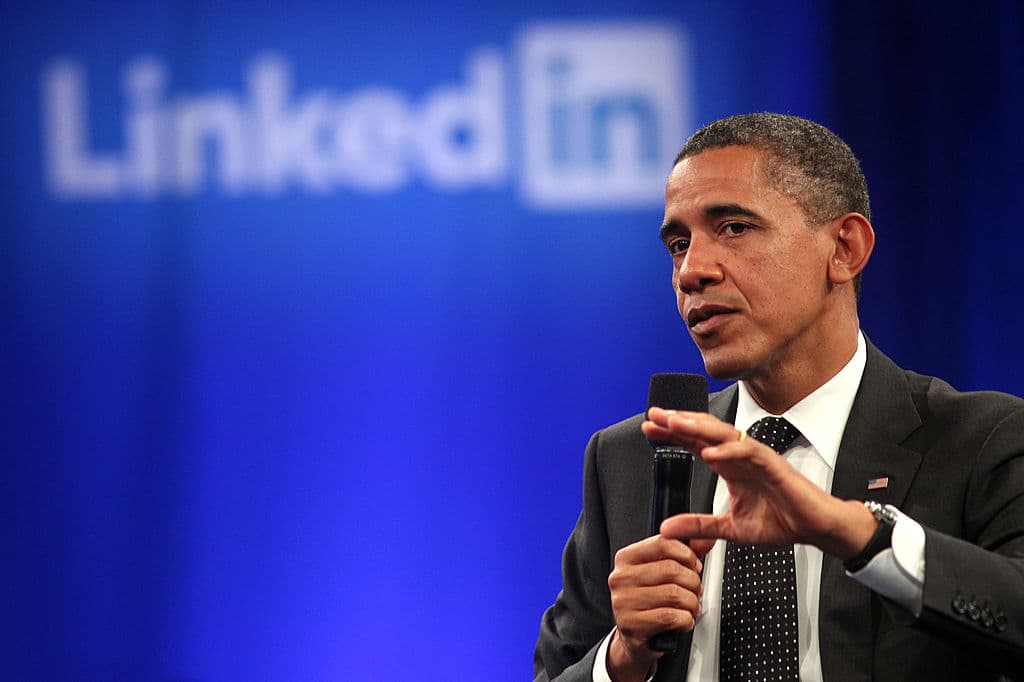 Así sería el perfil de Barack Obama en LinkedIn