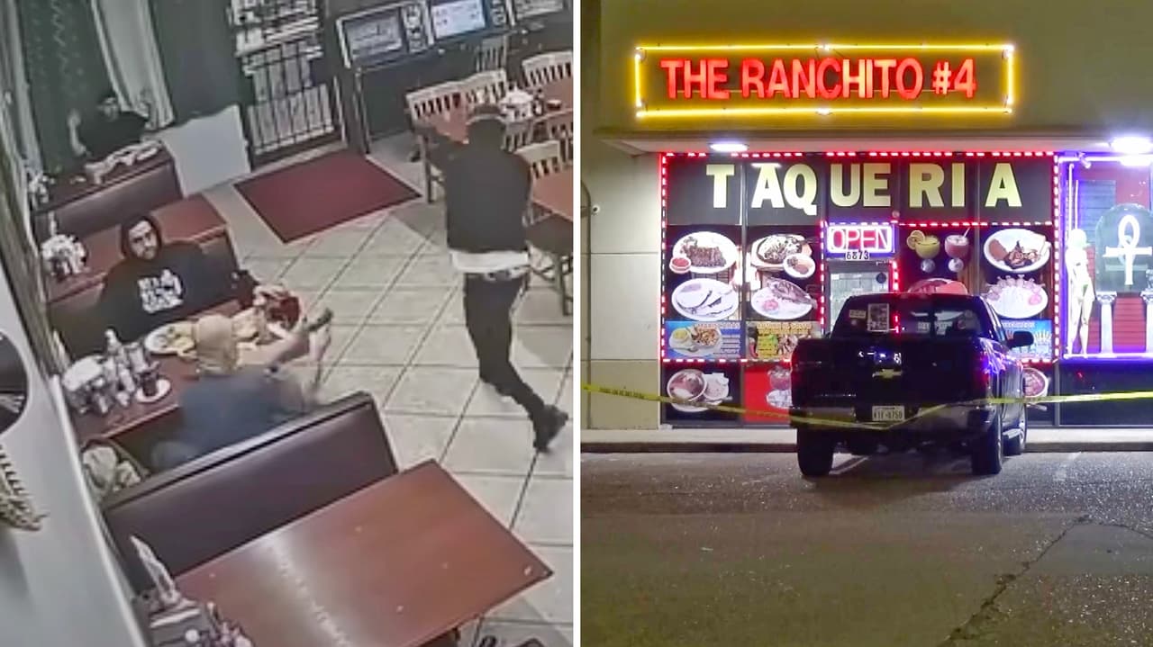 Roba con pistola de plástico a clientes y empleados de taquería en Texas y termina baleado a muerte