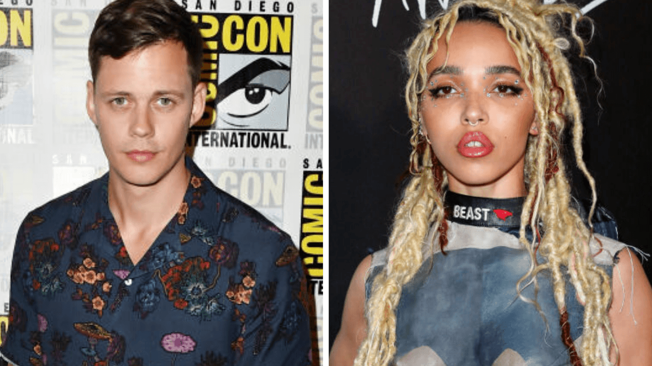 Actores Bill Skarsgård y FKA twigs