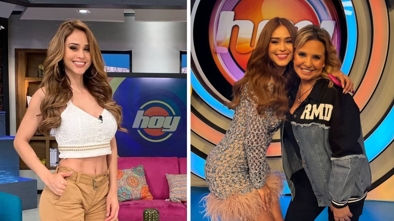 Yanet García regresa al programa ‘Hoy’ y recrea el baile de ‘La chica del clima’