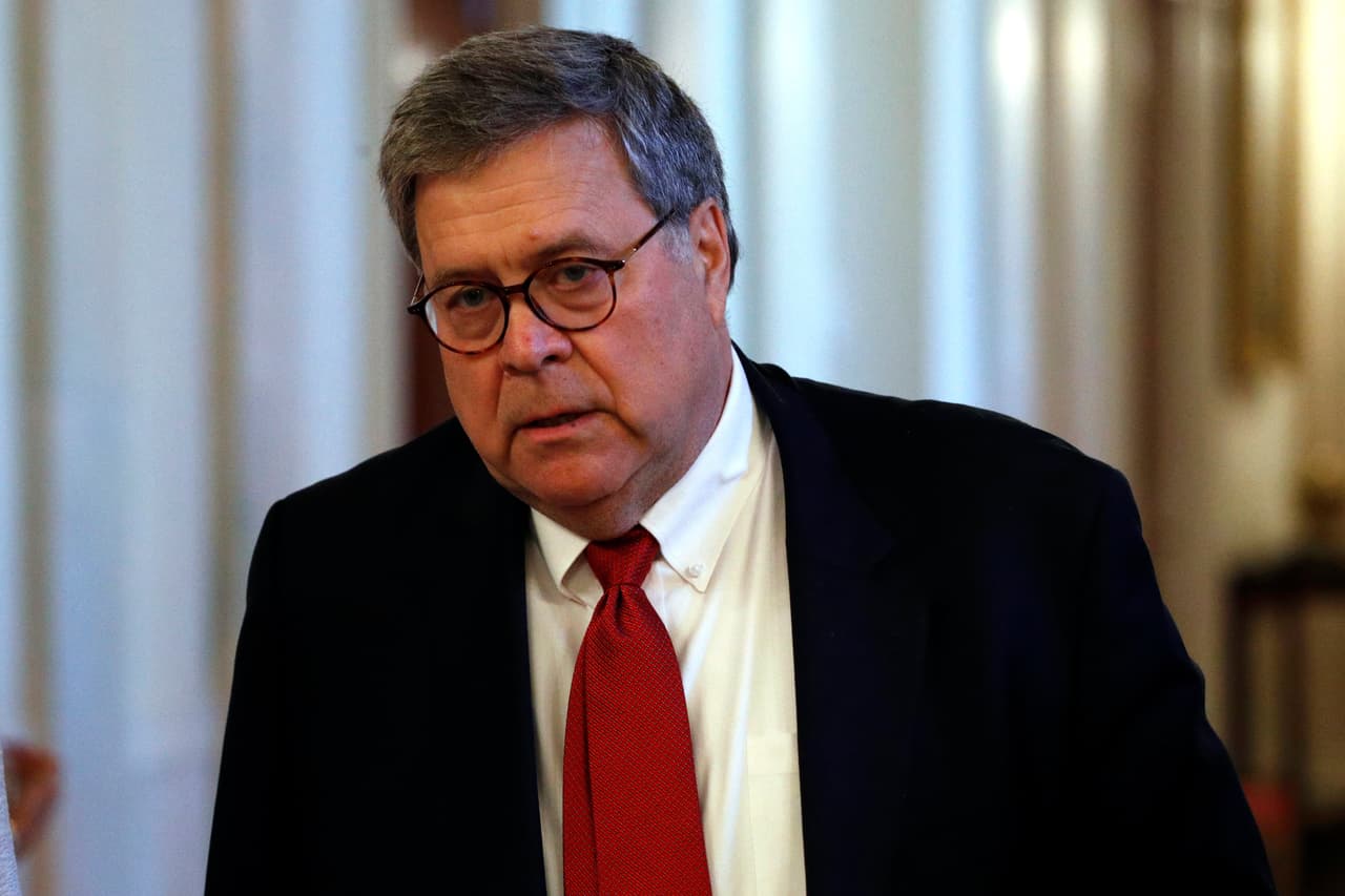 La portavoz del Departamento de Justicia dijo este miércoles en un comunicado que el fiscal general, William Barr, no sabía de la solicitud que le hizo Trump al presidente de Ucrania.