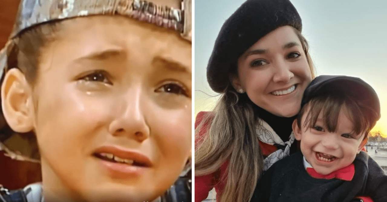 Sherlyn y su hijo André.