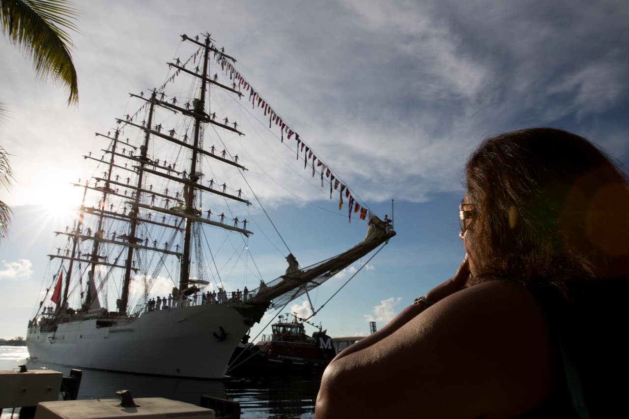 "I'm nervous," said Polo Smith. "I'm really happy because it's been so many years, but I also feel so guilty. I don't know how I'm going to react to see him in person, in his uniform. I want to be composed."