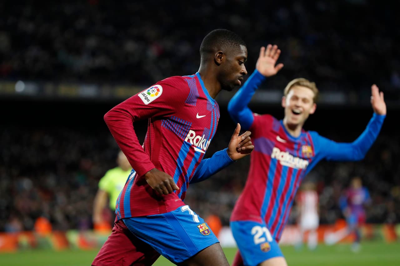 Barcelona agarra ritmo y golea al Athletic 4-0 durante la J26 en La Liga. Aubameyang, Dembele, de Jong y Depay fueron los goleadores de la tarde y suman un triunfo mas en semana dorada para los blaugrana.