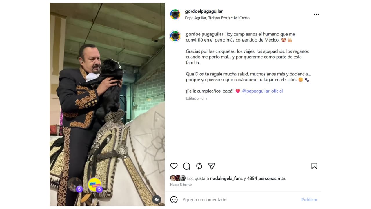 Pepe Aguilar cumplió este 7 de agosto 58 años.