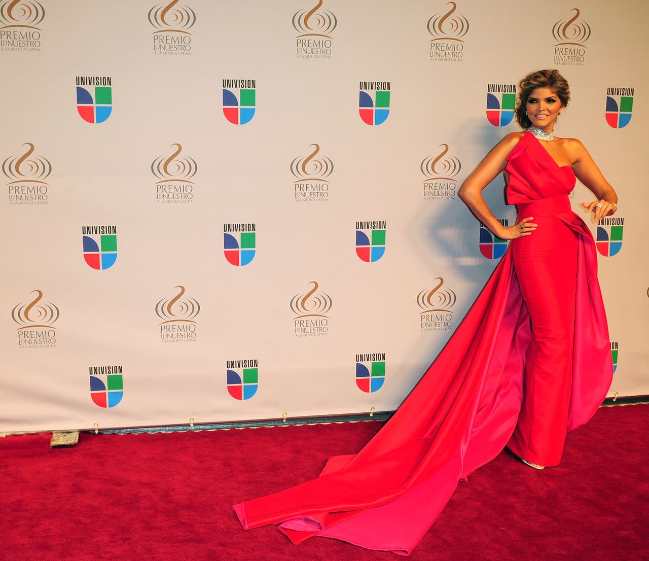 Ana Bárbara: la cantante mexicana impresionó con su figura en el 2010 en los Premios Lo Nuestro.