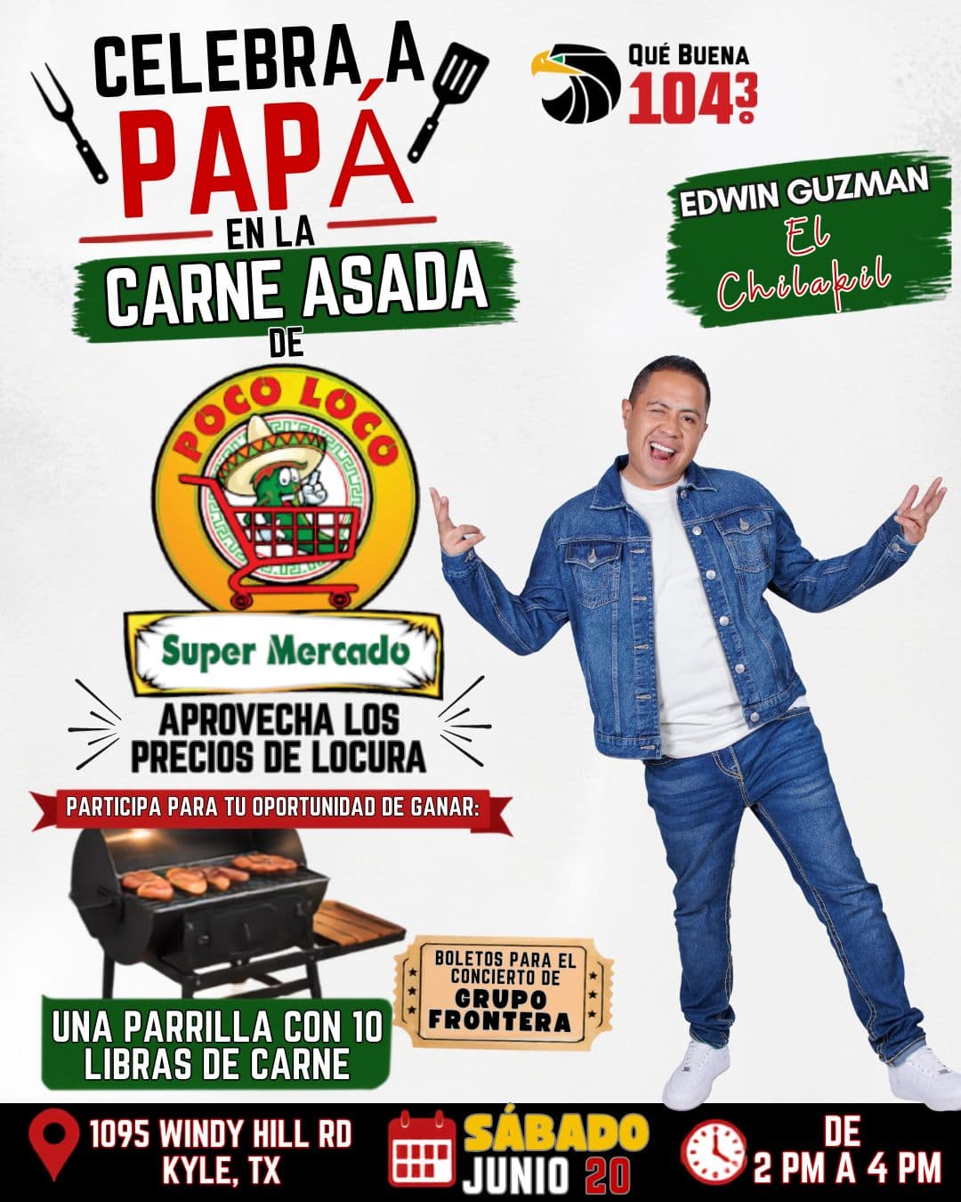 🔥🥩 ¡CELEBRA A PAPÁ EN LA GRAN CARNE ASADA DE POCO LOCO SUPERMERCADO! 🥩🔥