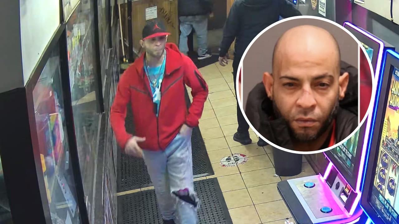 Buscan a sospechoso que tomó un arma de tiroteo que dejó un hombre muerto y un policía herido en Fairhill