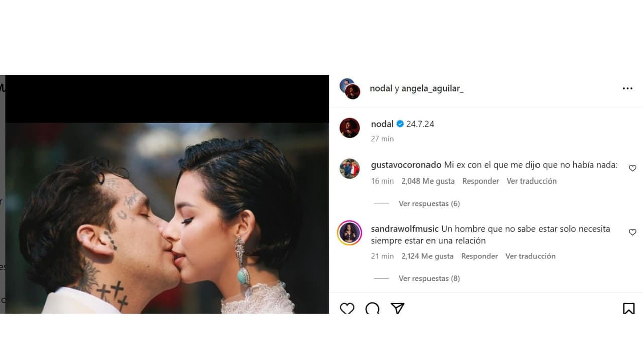 Christian Nodal y Ángela Aguilar