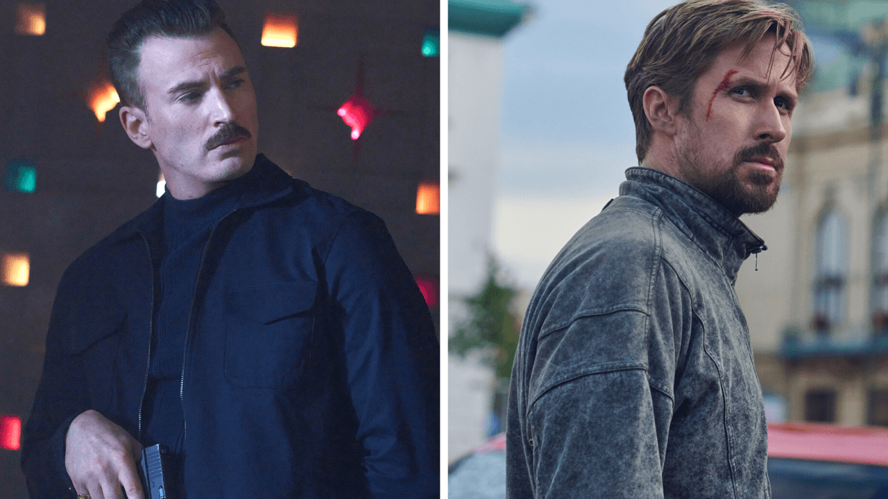 Chris Evans y Ryan Gosling en 'El hombre de Gris'