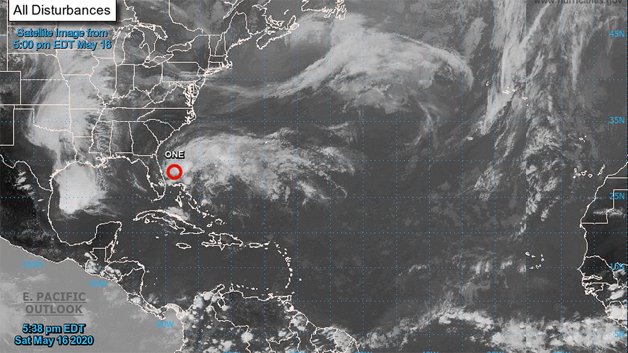La primera tormenta tropical del año está por aparecer en costas de Florida