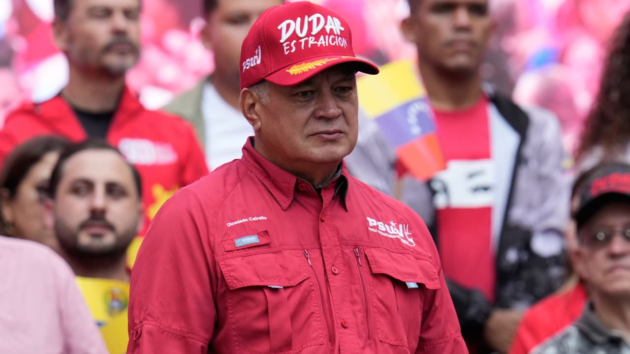 Diosdado Cabello afirma que en Venezuela ya "no está pasando droga" y presume decomiso "récord" en 2026