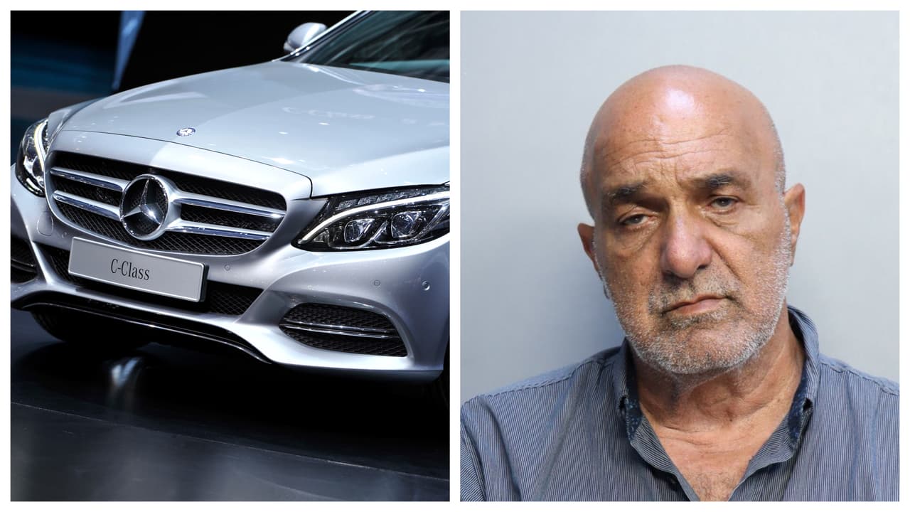 Hombre es acusado de robar un Mercedes-Benz que estaba probando