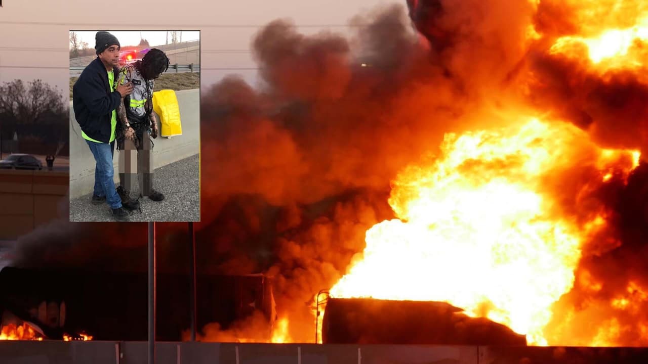 Confirman la muerte de una persona tras el accidente en el que se incendió un camión sobre la IH-820