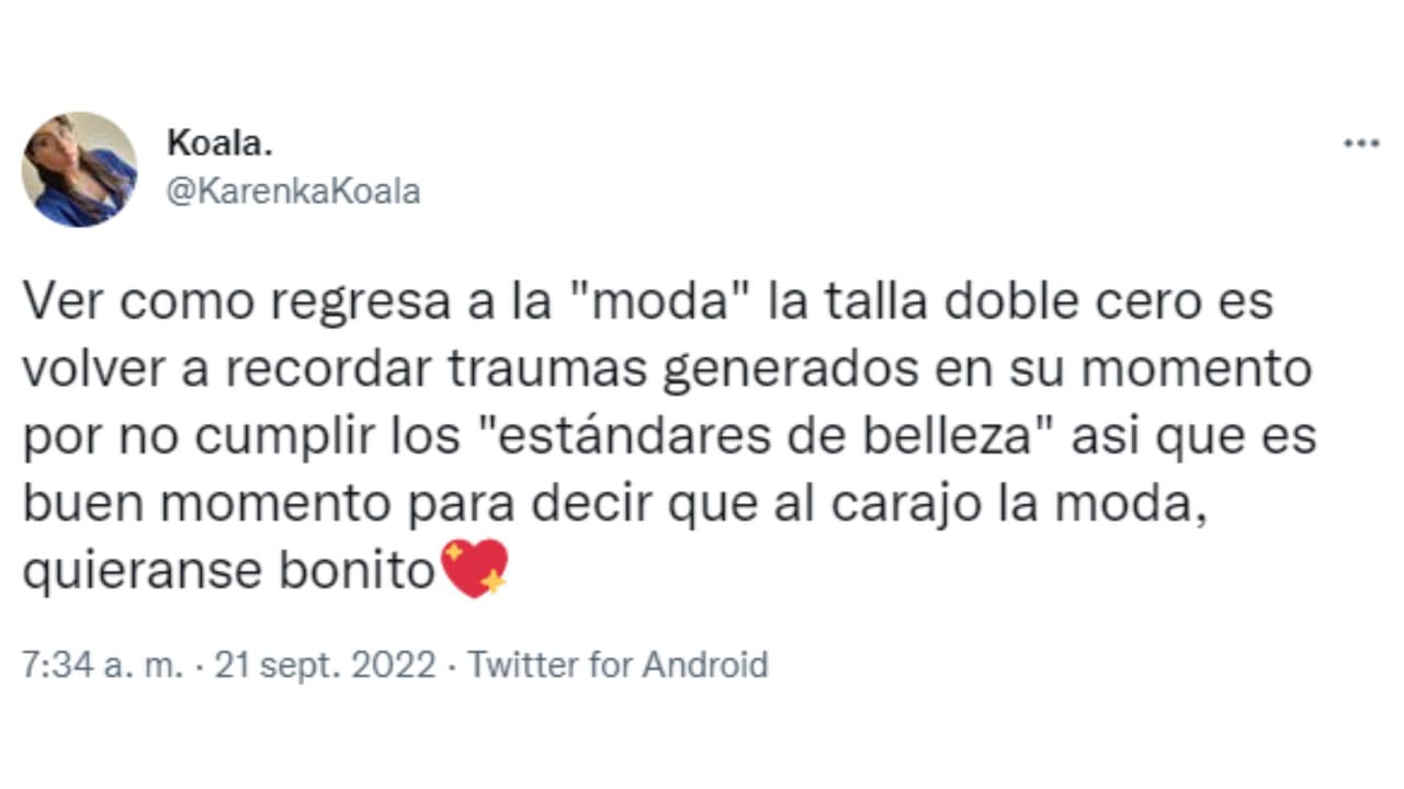 Así reaccionaron los internautas a los rumores sobre el regreso de la talla doble cero como tendencia