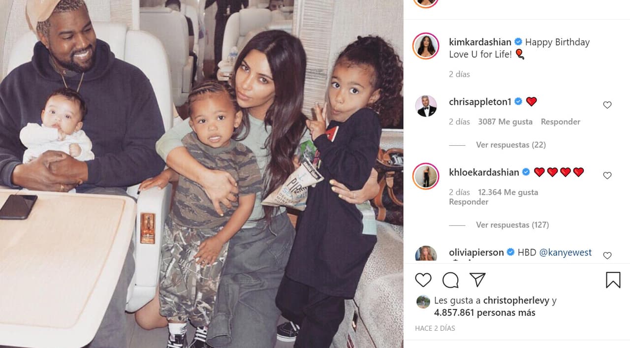 "Feliz cumpleaños.
<b><a href="https://www.instagram.com/p/CP3hYDHgCWh/" target="_blank">Te voy a querer toda la vida</a></b>", escribió la empresaria en Instagram, junto a una foto en la que aparecen con tres de sus cuatro hijos.