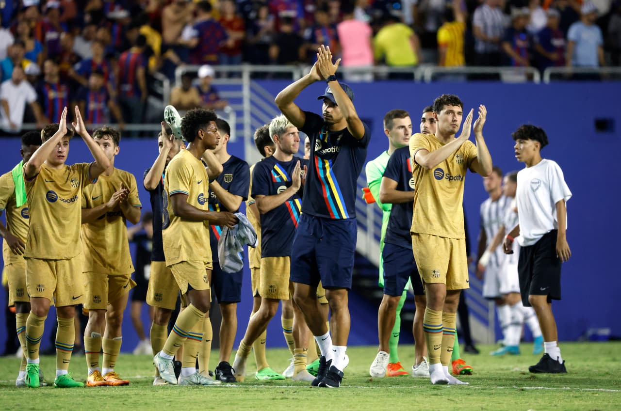 El Barcelona y la Juventus igualaron en el Cotton Bowl de Dallas gracias a los dobletes de Osumane Dembele y Moise Kean.