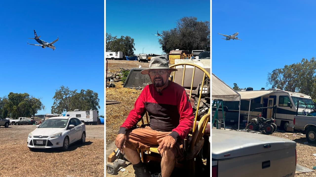 ¿A dónde irán?: personas sin hogar están en riesgo y deben desalojar terreno cercano al aeropuerto de San José