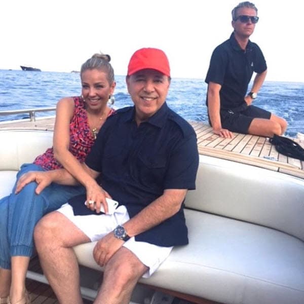 Desde el primer momento tuvieron gran química, el empresario quedó cautivado con la belleza de la actriz.