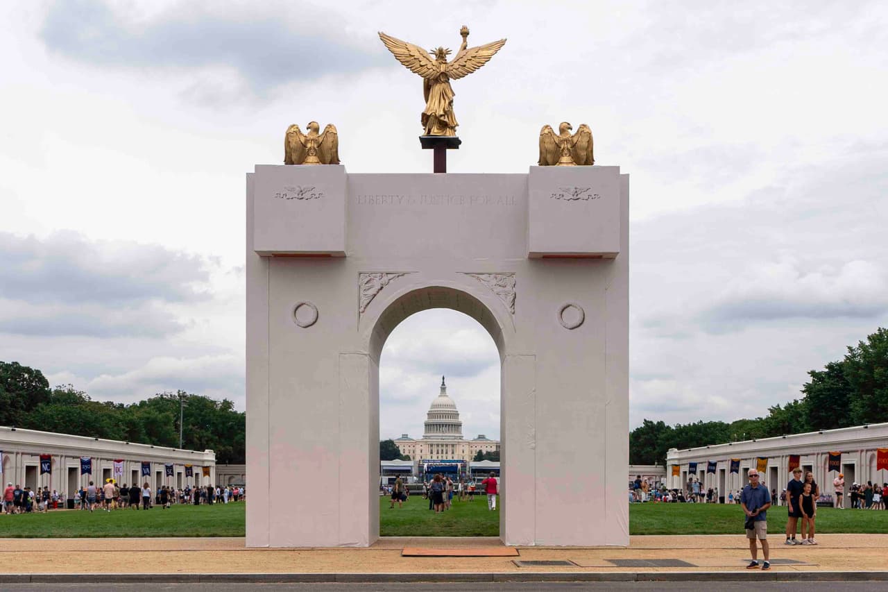 El arco triunfal de Donald Trump de 250 pies tendría “efectos adversos” en Washington, advierte el NPS