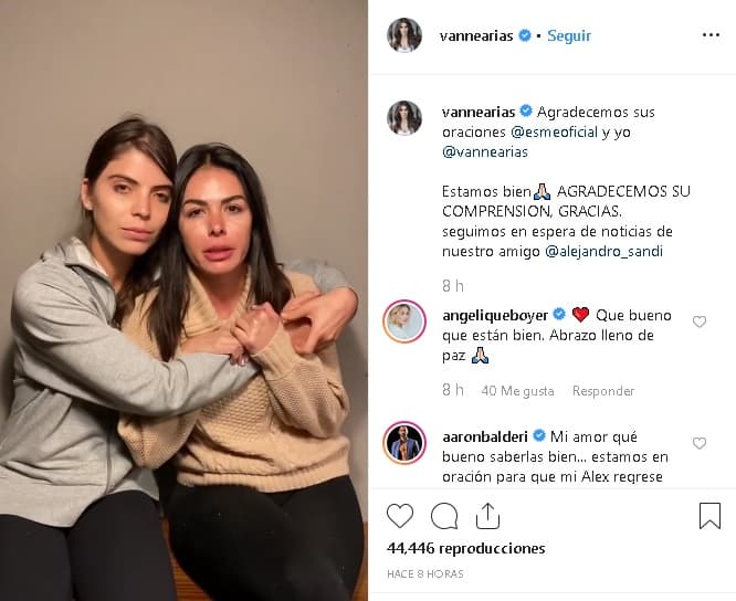 "Ya estamos haciendo lo correspondiente, la denuncia, las autoridades ya están haciendo su trabajo por eso no podemos decirles mucha información para
<b>no entorpecer este procedimiento</b>", dijo Ugalde en el video.