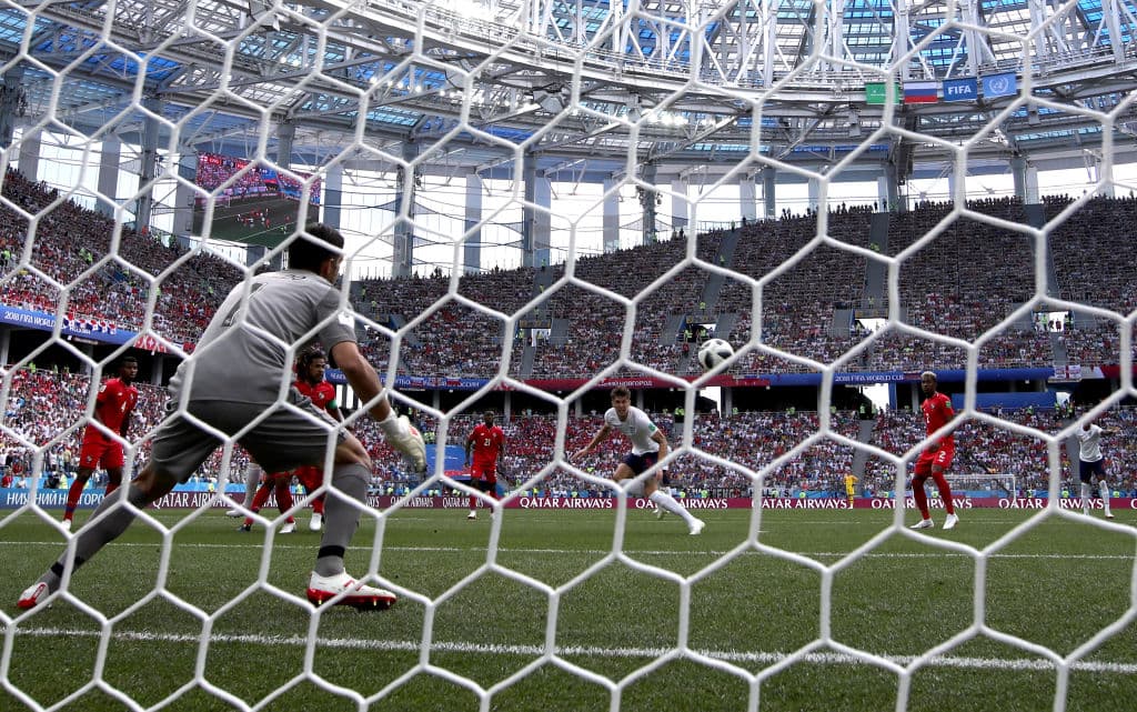 72.- John Stones (Inglaterra) al minuto 8. Inglaterra 1-0 Panamá.
