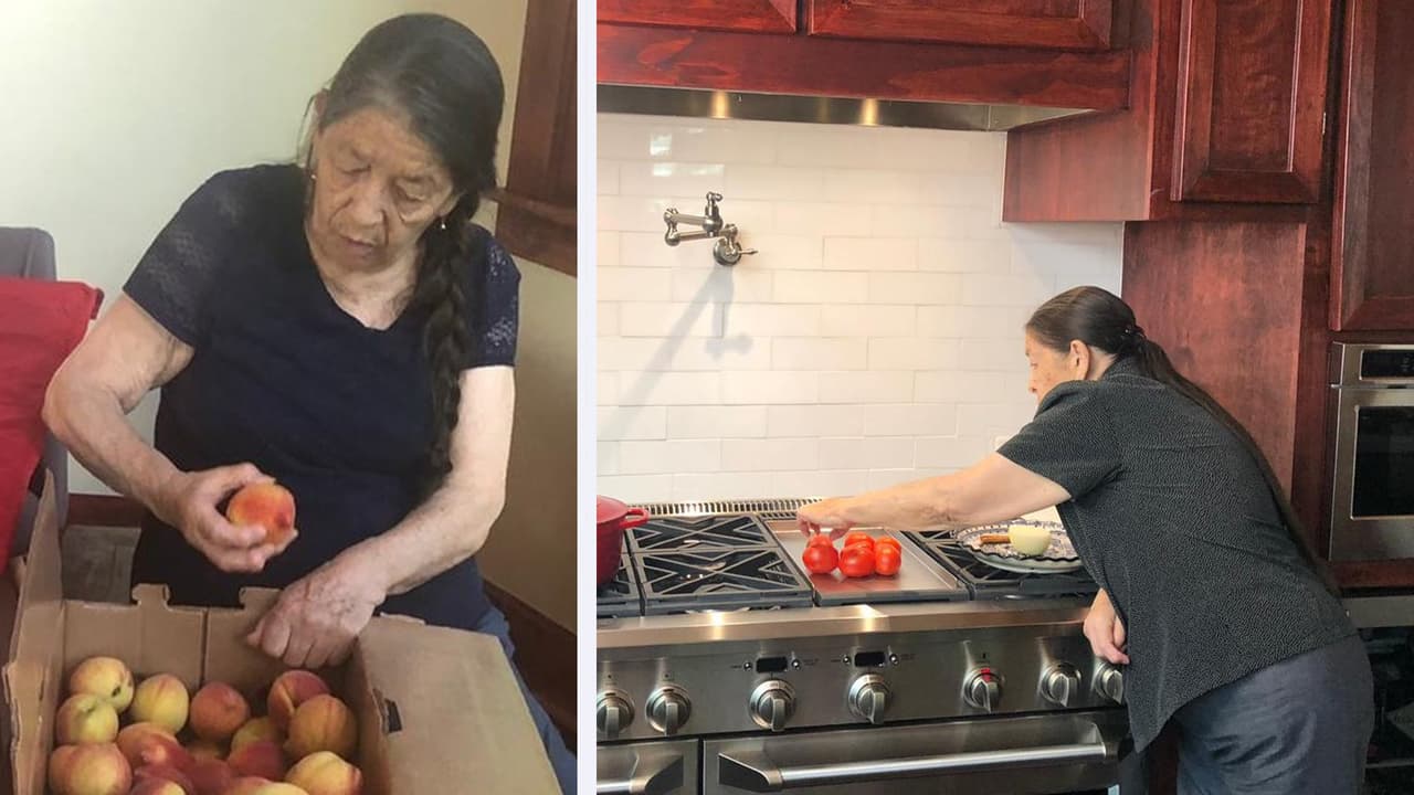 Abuelita de 81 años decide utilizar las redes sociales para compartir sus recetas durante la crisis del coronavirus