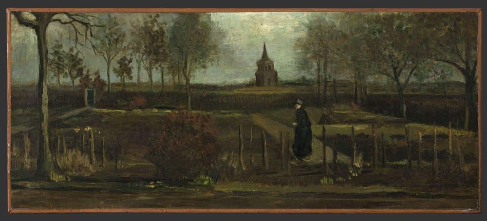 "El Jardín de la Casa Parroquial en Nuenen en la primavera de 1884", del maestro holandés Vincent Van Gogh