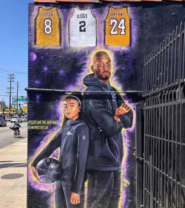 Las calles de las principales ciudades de los Estados Unidos se adornan con las asombrosas muestras de amor para la leyenda de la NBA.