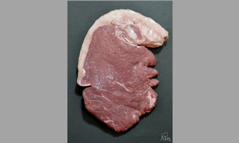 Gana un concurso internacional con un filete con la cara de Trump