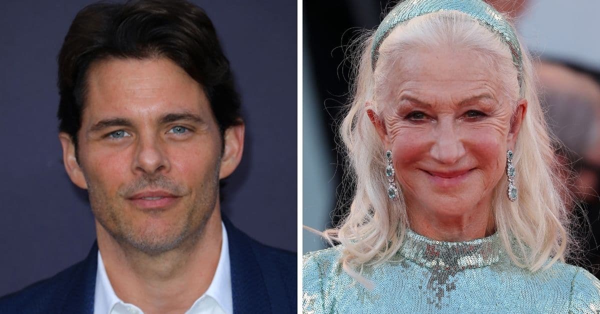 James Marsden y Hellen Mirren