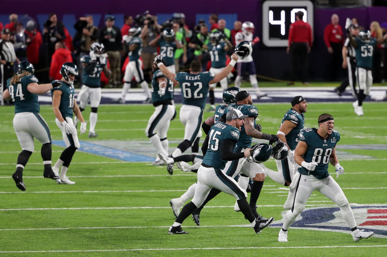 En 2018, la gran sorpresa a nivel deportivo la dieron Philadephia Eagles al coronarse frente a los favoritos New England Patriots.