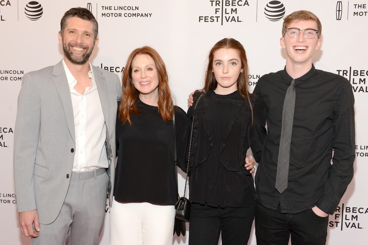 Julianne Moore y su familia