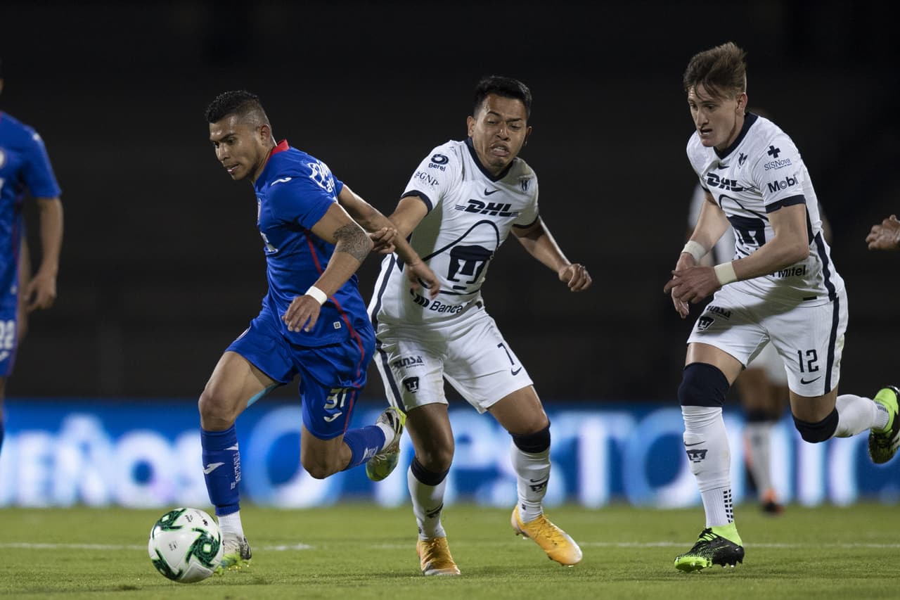 Con goles de Juan Dinneno al 4 y 37, Carlos González al 41 y Juan Pablo vigón al 89, Pumas gana 4-0 a Cruz Azu y consiguen la mayor remontada en la historia del futbol mexicano.