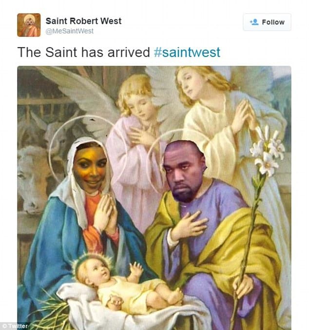 Memes en honor a Saint West.