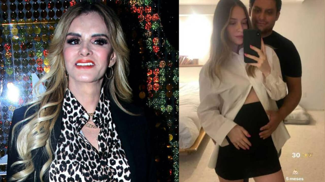 Con esta imagen la nuera de Lucía Méndez anunció su segundo embarazo.