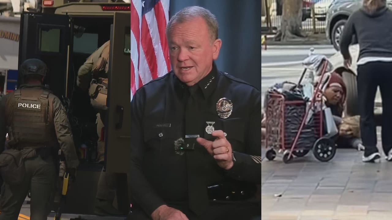 Ola de hechos violentos en Los Ángeles: jefe de la policía responde