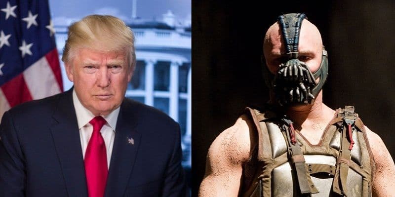 Trump citó involuntariamente en su discurso a Bane, el malvado de Batman