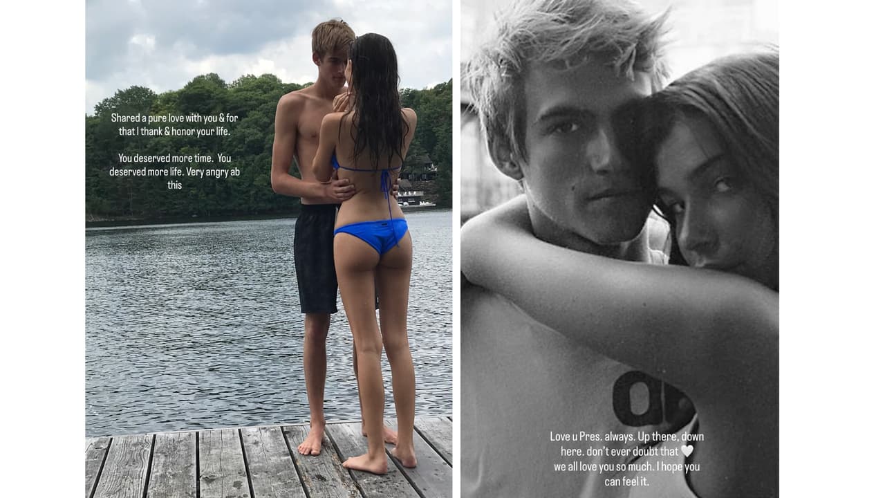 Charlotte D'Alessio lamenta la muerte de su exnovio Presley Gerber, hijo de Cindy Crawford.