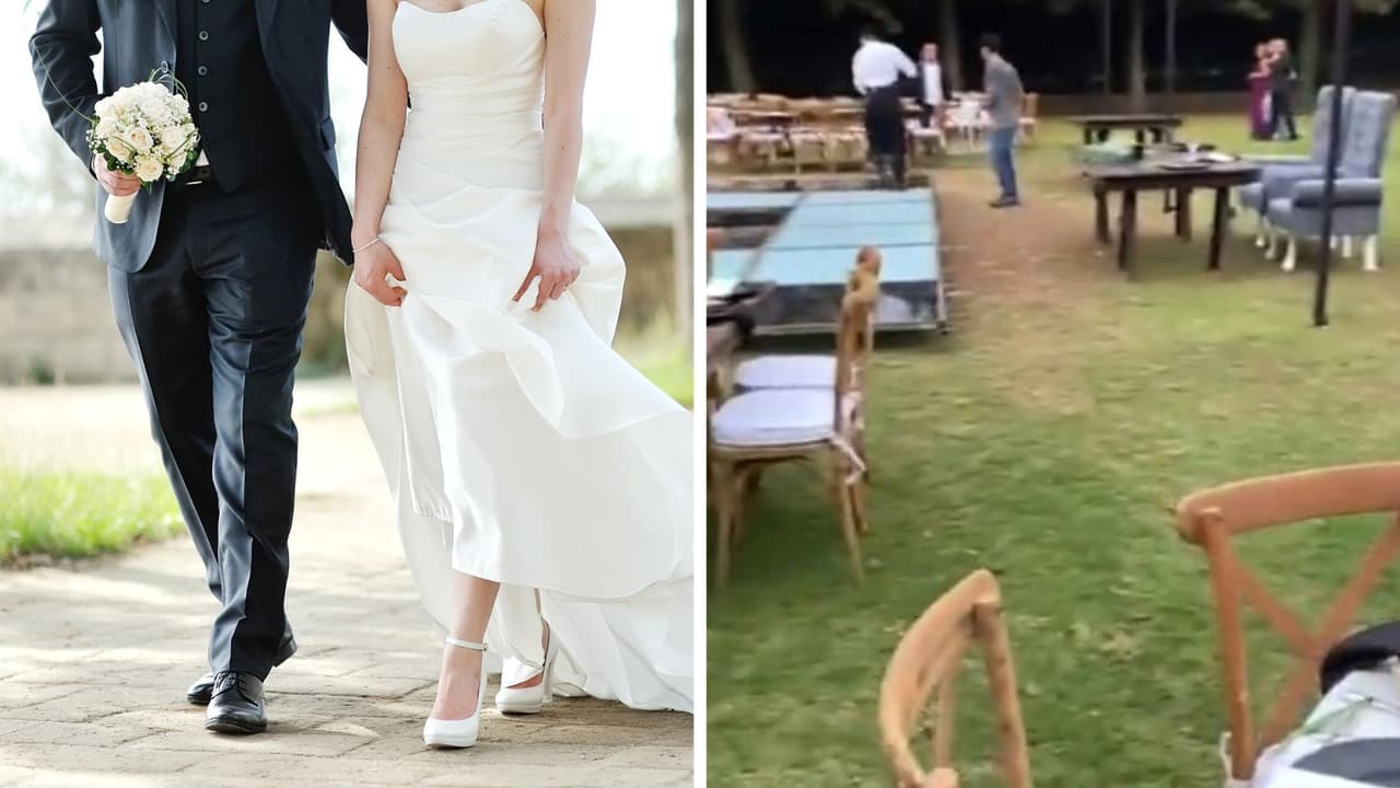 Novios contrataron a organizadora de bodas y fueron estafados: invitados tuvieron que decorar