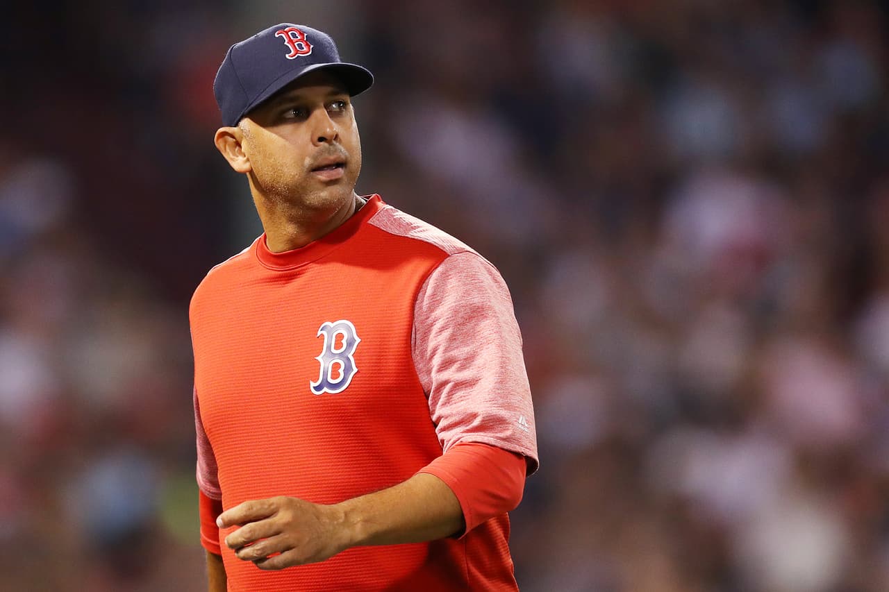 Alex Cora, exmanager de los Red Sox.
