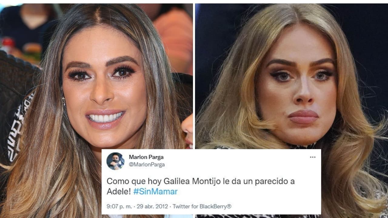 Reacciones de Twitter: Adele y Galilea Montijo se parecen