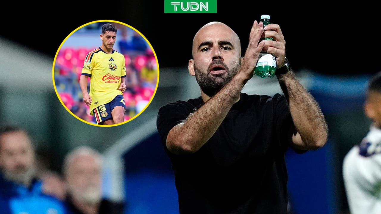 Giráldez le echa flores a Sebastián Cáceres y al América