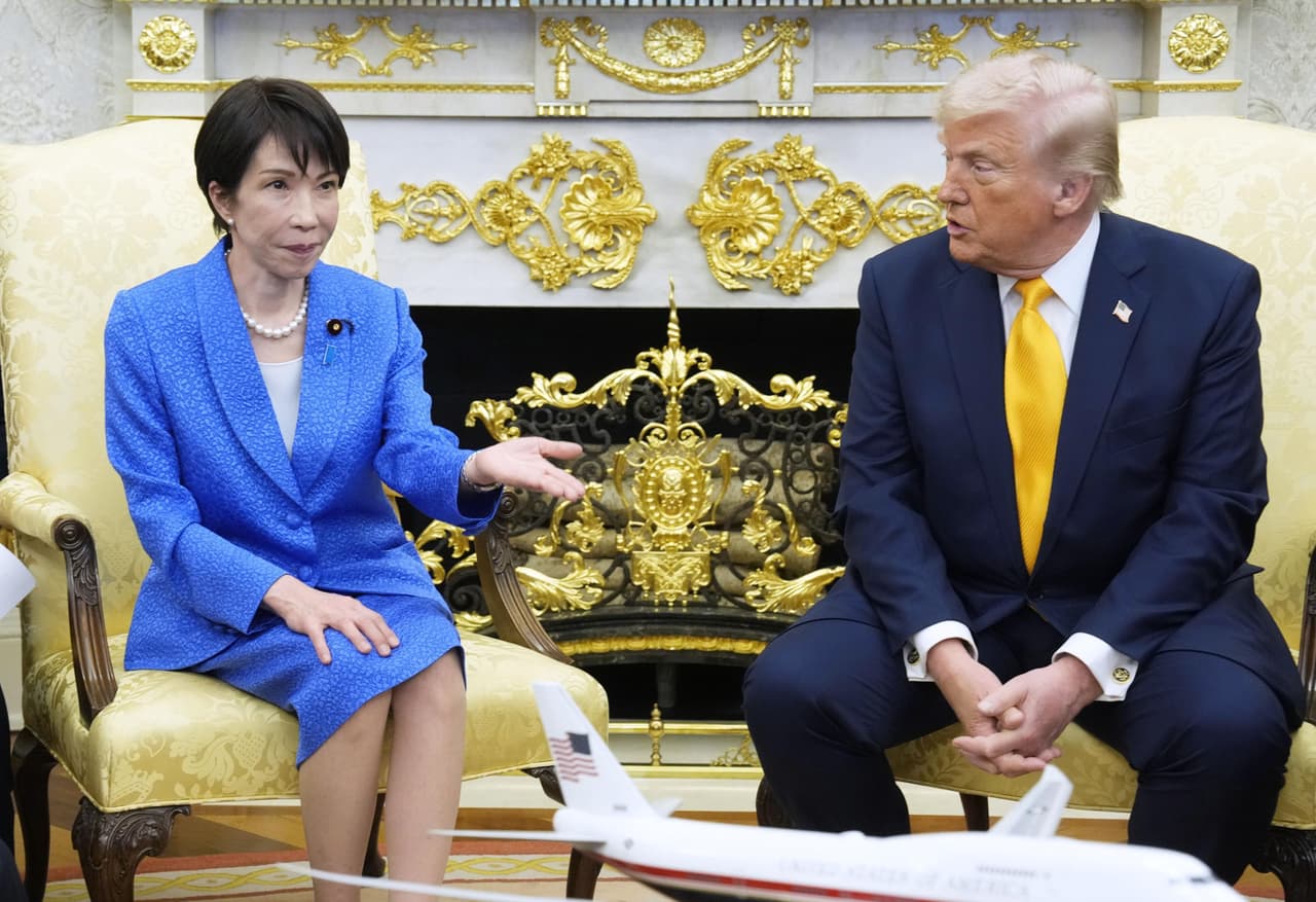 Trump hace broma sobre Pearl Harbor frente a la primera ministra de Japón